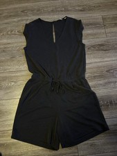 Jumpsuit Overall Esprit kurze Hose dunkelgrau Gr. L