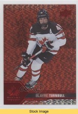 2022 Team Canada Juniors Red Champagne Foilboard Blayre Turnbull #61 READ 1os2