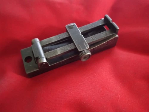U.S. MODEL 1896 KRAG RIFLE  .30-40KRAG CAL.  REAR SIGHT ASSEMBLY