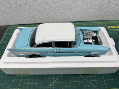 1/18 ACME MODELS 1957 CHEVROLET BEL AIR GASSER - LIGHT BLUE