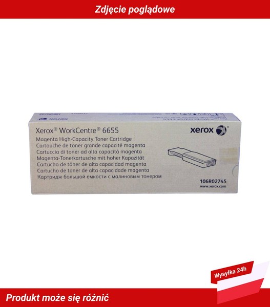106R02745 Xerox Workcentre 6655 WkłAd Z Tonerem Magenta-image