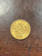 1904 $2.50 GOLD LIBERTY HEAD QUARTER EAGLE UNC RIM HITS