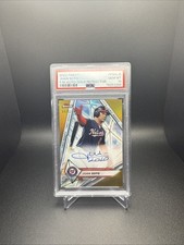 2022 TOPPS FINEST FINEST MOMENTS AUTOGRAPHS FMAJS JUAN SOTO GOLD REFRACTOR PSA10