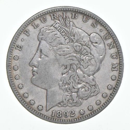 VF 1892-S Morgan Silver Dollar (1 coin) *7333
