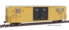 WALTHERS MAINLINE HO 60' High Cube Plate F Boxcar TTX TBOX Black & White Logo