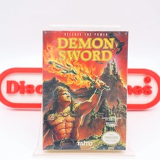 NES Nintendo Game DEMON SWORD - NEW & Factory Sealed with Authentic H-Seam!