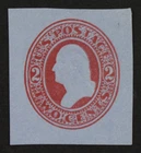 CKStamps: US Cut Square Stamps Collection Scott#U229 Unused H NG