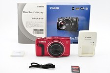   Excellent 5  Canon Power Shot SX700 HS 16.1MP Compact Digital Camera Red 1401.14
