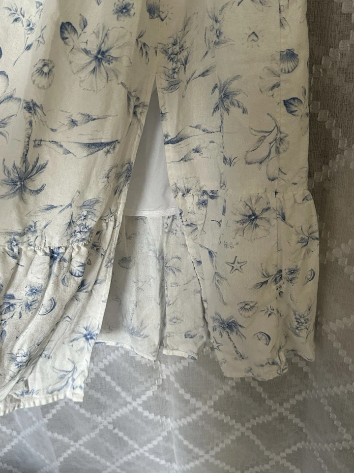 Maxi Vestido Hollister Para Mujer Pequeño Boho Babydoll Floral Campesino Años 90 Cottagecore Foto 3 de 4