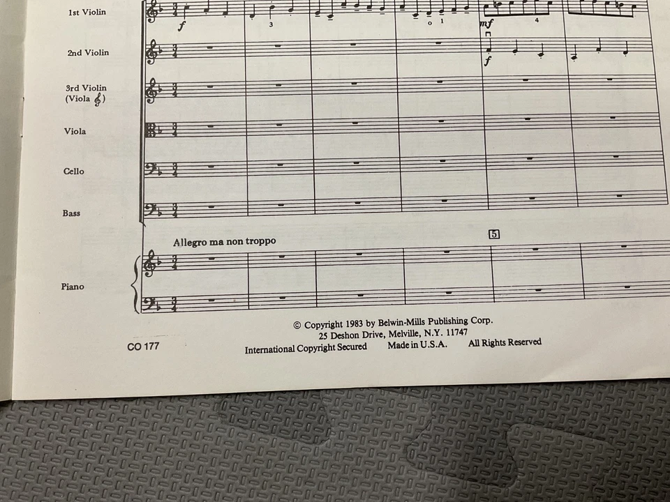 Fugue George Frideric Handel Orchestra Arrangement Band Sheet Music - Image 4 of 4