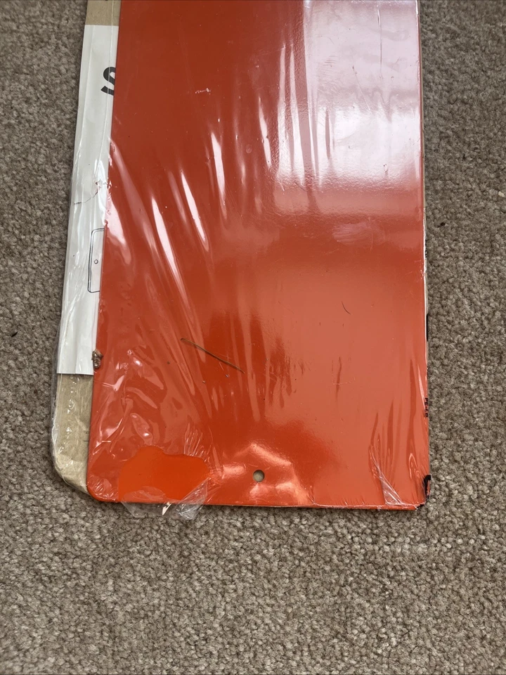 NEW 2008 Rare IKEA ORANGE SPONTAN Magnetic Message Wall Board 7x30 - Image 3 of 4