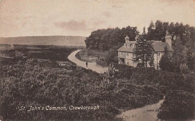 AK SUSSEX CROWBOROUGH ST JOHN'S COMMON um 1927