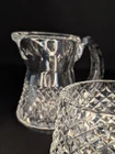 Vintage Waterford Alana Crystal Creamer & Sugar Bowl Set