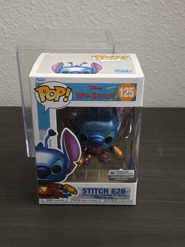 FUNKO POP! Lilo & Stitch STITCH 626 Loungefly Limited 3000 PCS #125 Vinyl MINT
