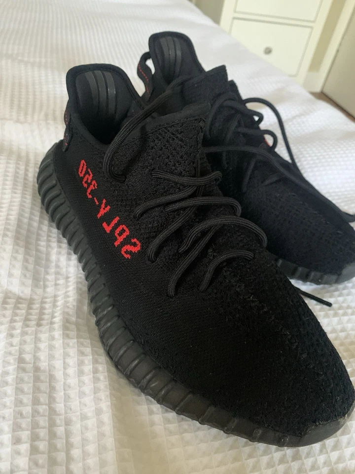 Size UK 11 - adidas Yeezy Boost 350 V2 Black Non-Reflective, photo 1 of 5