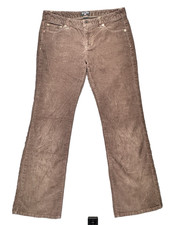Polo Jeans Co Ralph Lauren Womens 8 Flare Brown Corduroy Pants 90's Y2K Vintage