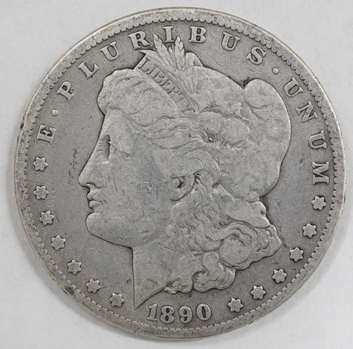 1890-CC Morgan Silver Dollar $1 Carson City Mint US Coin