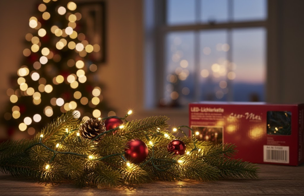 Star-Max Led Lichterkette Mit 100 Warm-WeißEn Led's FüR Den AußEnbereich-image