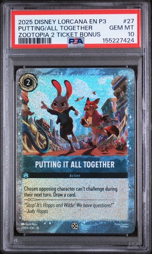 Putting It All Together graded PSA 10 for sale on eBay