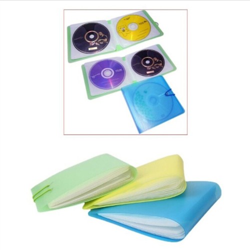 24 Sleeves Cd Dvd Disc Organizer Carry Wallet Sweet Case Holder Storage`h; - Afbeelding 9 van 9