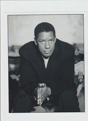 Denzel Washington ORIGINAL Signed w/Vintage THE HURRICANE ACTOR No Re-Print