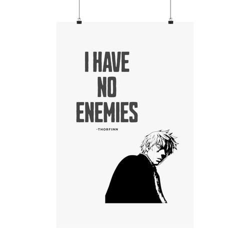 I Have No Enemies, Vinland Saga Thorfinn Quote Wall Art, Anime Manga Poster - Picture 16 of 21