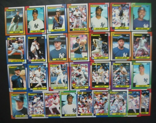 JUEGOS DE EQUIPO YANKEES Tu elección 1986 a 2022 Topps Fleer Donruss puntuación OPC UD tarjetas - Imagen 21 de 52