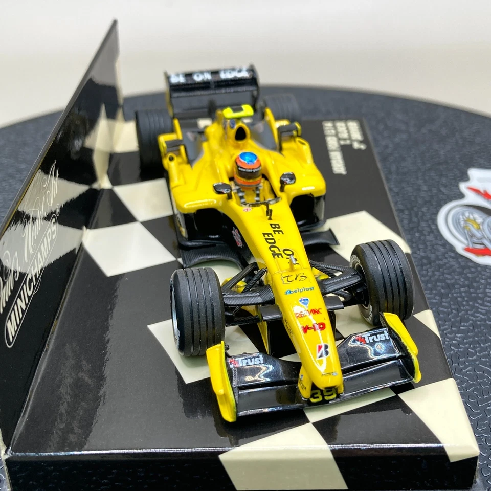 MINICHAMPS 1/43 Jordan Toyota EJ14 Timo Glock 3rd Driver 400040039 - Image 4 of 4