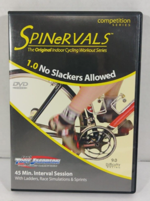 #ad Spinervals 1.0 No Slackers Allowed DVD Interval Cycling Session Troy Jacobson $13.99