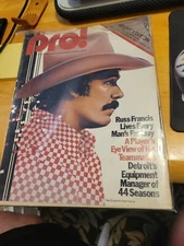 PRO MAGAZINE COWBOYS @ 49ERS DEC 12 1977 STAUBACH PLUNKETT POOR CONDITION
