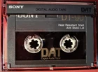 Sony DT-90Rn DAT Audio Tape / Cassette Excellent Condition