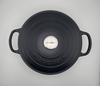 LE CREUSET 22cm マットブラック BBIQ特選ショップ | 【ル・クルーゼ】シグニチャー ココット・ロンド