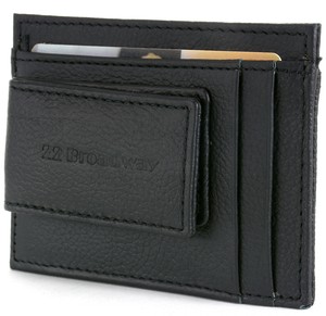 Leather Money Clip Wallet Card Case ID Window Strong Rare Earth Magnet 5 Pockets - Click1Get2 Offers