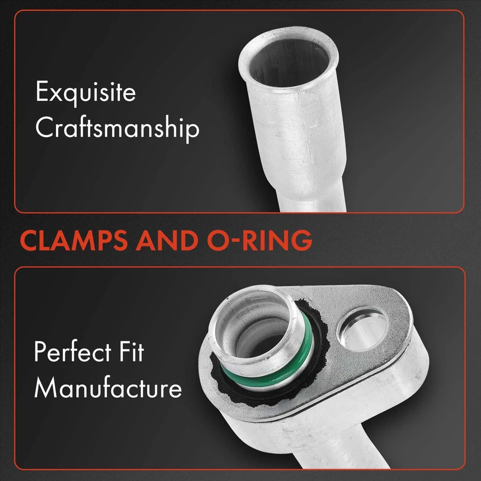 A/C Suction Line Hose for Dodge Ram 1500 2006-2008 Ram 2500 Ram 3500 2005-2009 - Image 3 of 4