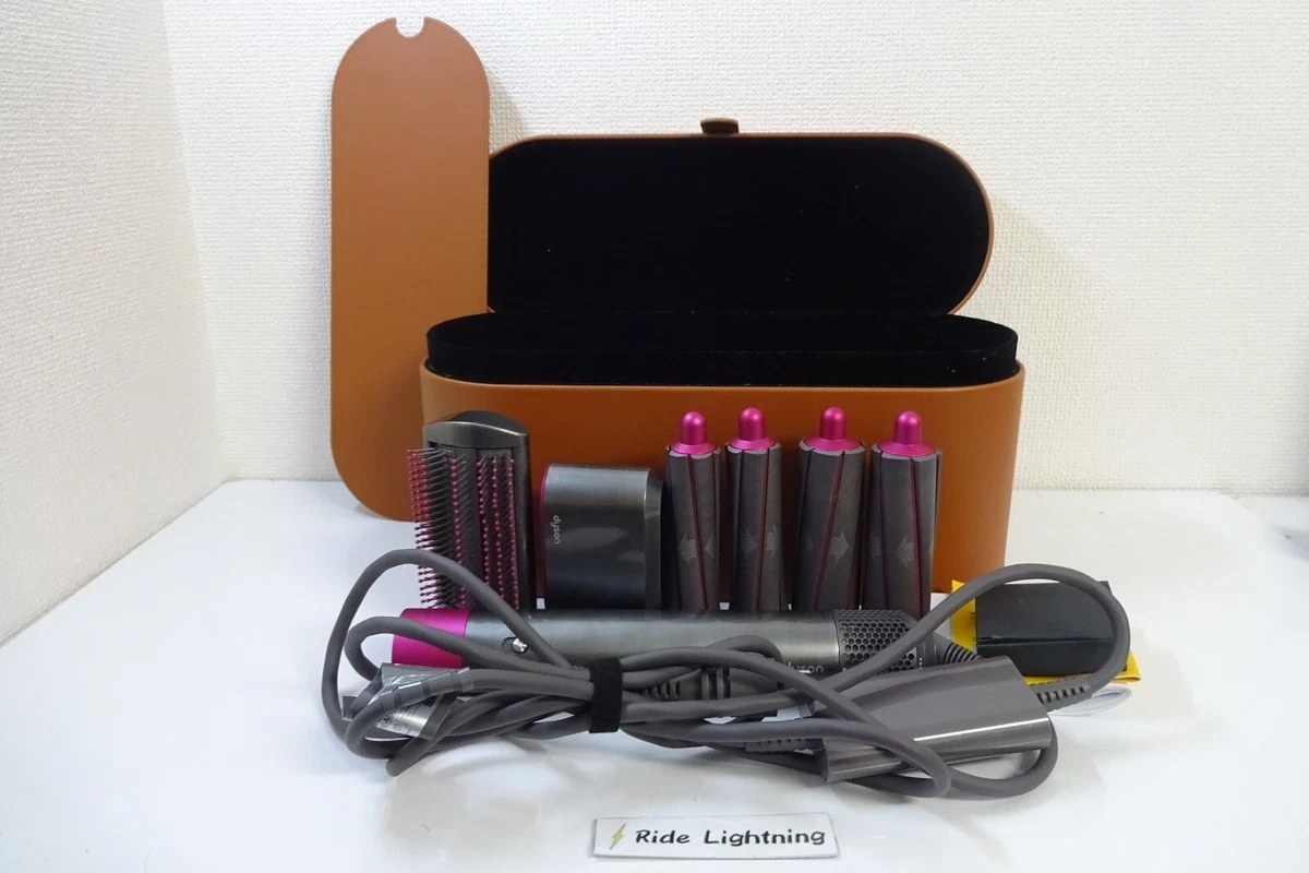 Dyson Airwrap Volume+Shape HS01 Hair Styler Curling Nickel Fuchsia