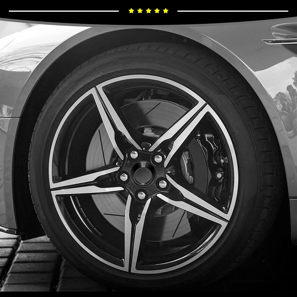 4pcs Universal 76mm (in 72mm) Car Wheel Tyre Center Hub Rim Caps Cover Black - Imagem 4 de 4