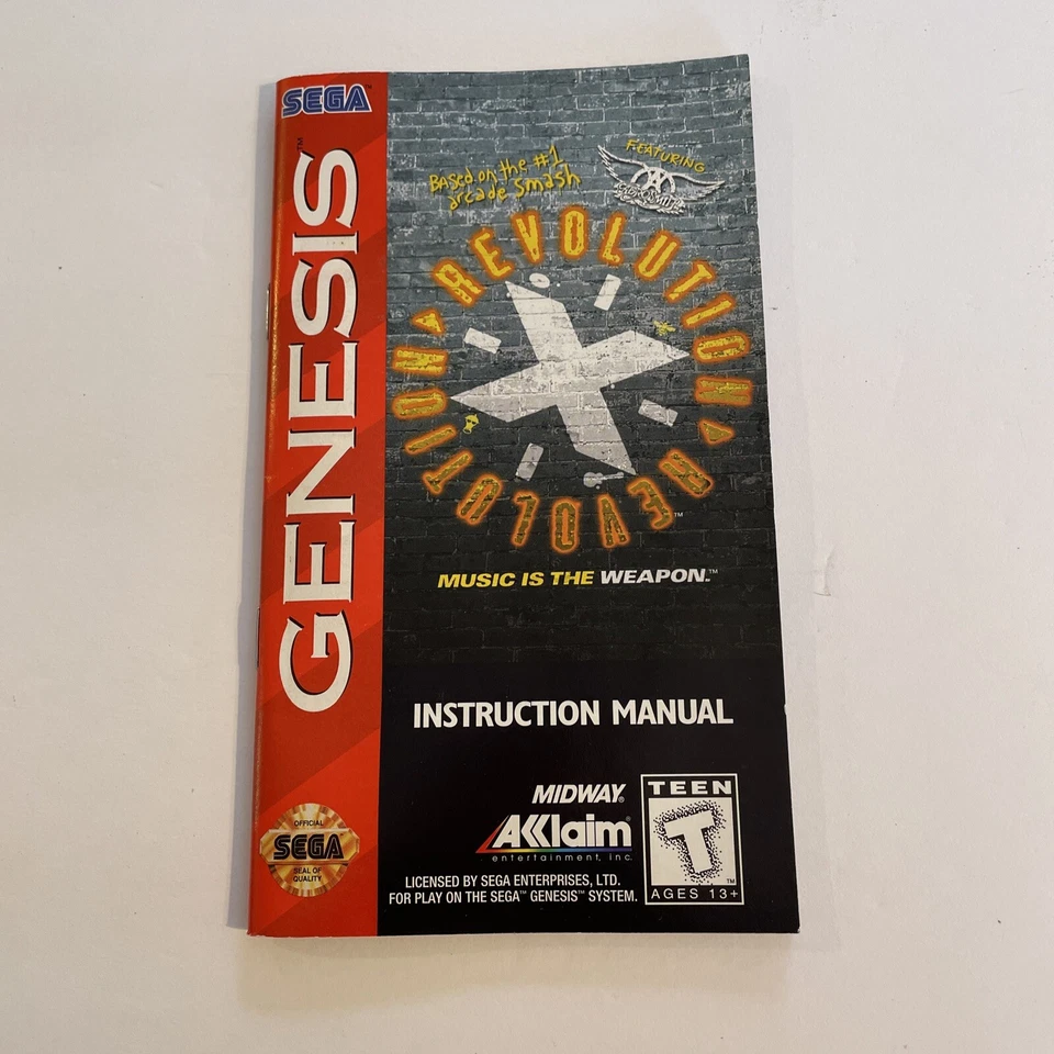 Sega Genesis Video Game Revolution with Case and Instructions - Image 3 of 4