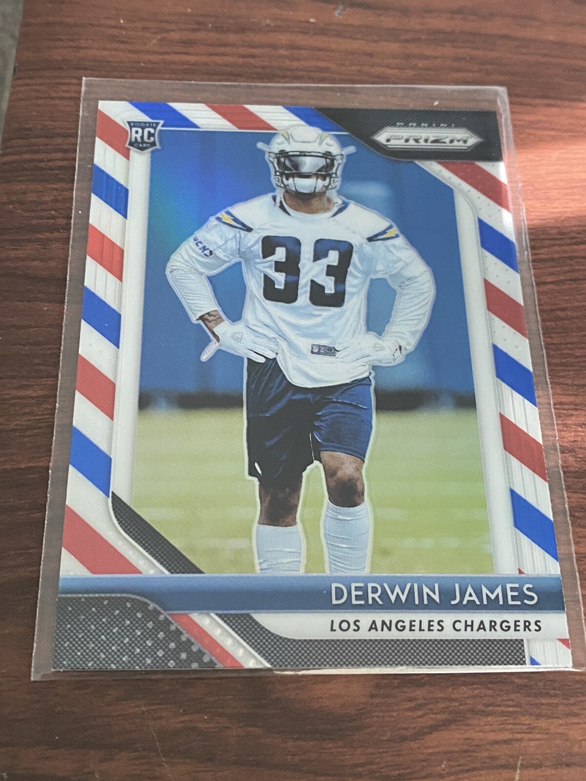 2018 Derwin James Panini Prizm Red White Blue Rookie RC #248