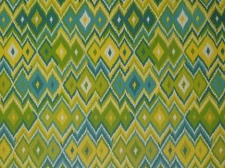MILL CREEK MARVA KIWI GEO DIAMOND OUTDOOR MULTIUSE FABRIC BY THE YARD 54"W