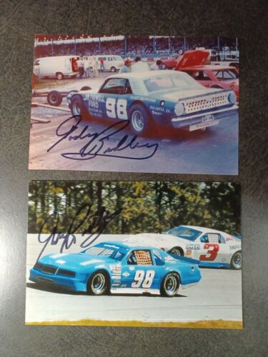 JODY RIDLEY 2 Hand Signed Autograph 4X6 PHOTO  S-ROOKIE OF YEAR 1980 CAR DRIVER - Picture 1 of 5