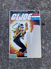 Vintage G.I. Joe Quick Kick Silent Weapons Command File Cardback Uncut 1985 J5
