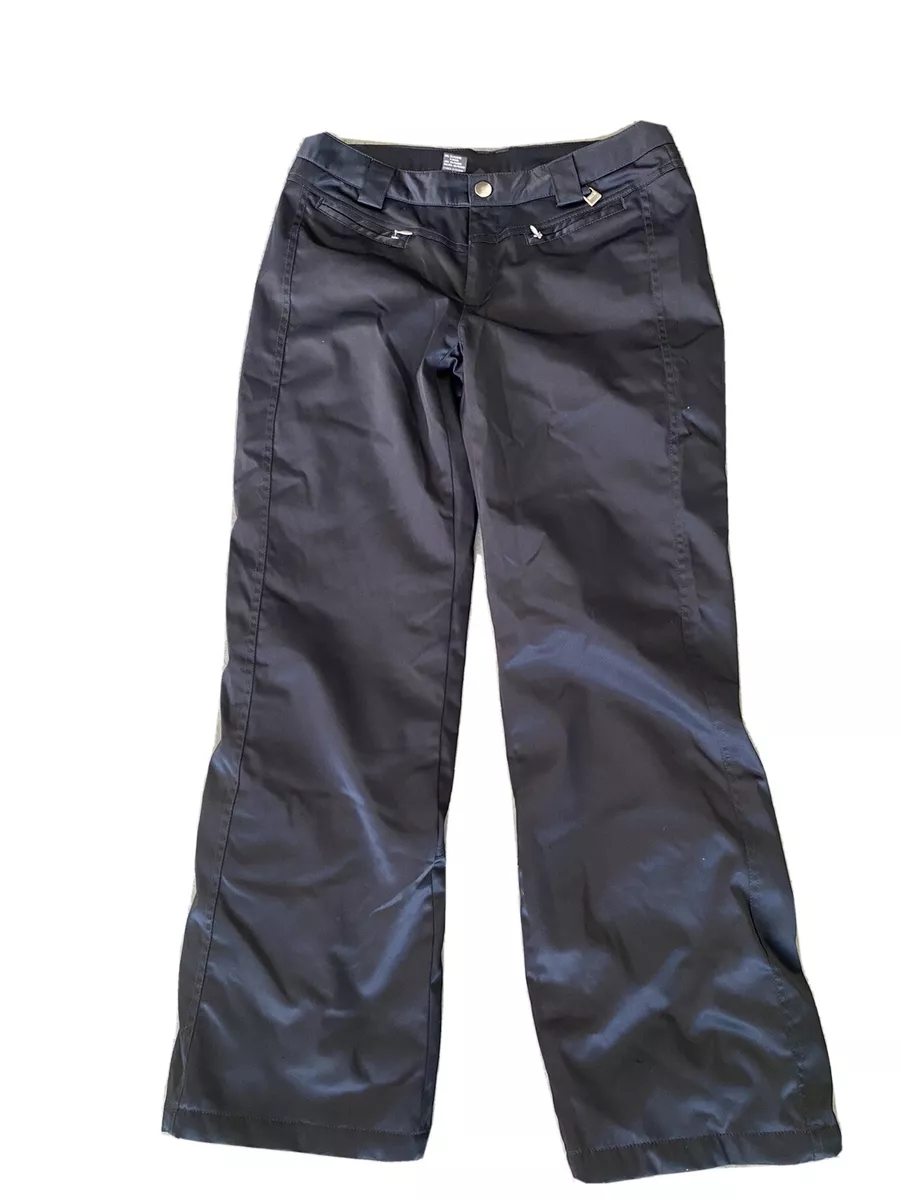 Nils Sportswear Black Shiny Womens Snow Ski Pants Size 6