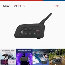 EJEAS V4Plus Motorcycle Helmet Intercom 4way 1500M Bluetooth Wireless Headset