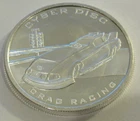 Cyber Disc Drag Racing 1 Troy Oz. .999 Fine Silver - Funny Car Race Car