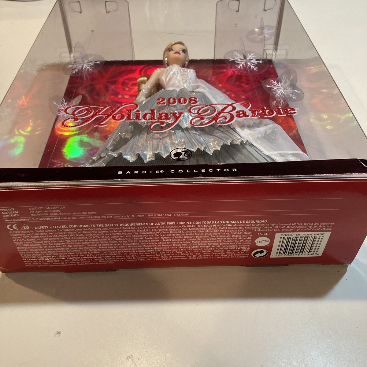 Mattel 20th Anniversary Holiday 2008 Barbie Doll - Rooted
