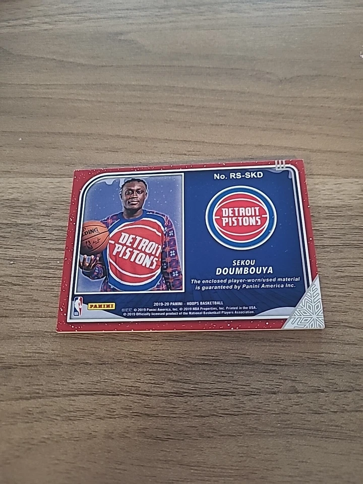 Nice 2019-20 Panini Hoops Sekou Doumbouya Rookie Sweater #RS-SKD. 001004 - Image 2 of 2