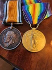WW1 2 Military Medal Camerons Engraved S-- 29625 A CPL CJOHNSTON CAMERONS