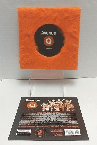 Avenue Q The Book Fur Cover First Edition & Printing Hyperion Melcher Media