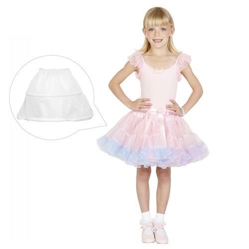 1pc Children Tutu Skirt Bone Outfit Dress Brace (White) short pannier - Picture 2 of 12