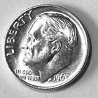 1963-P Roosevelt Dime - Exact Coin Imaged - 90% Silver Nice Condition Coin - 05